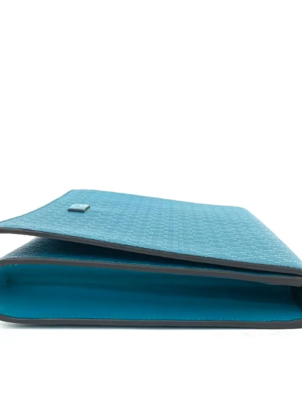 Gucci Turquoise Quilted Envelope Clutch - Picture 5 of 5